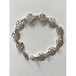 Bracelet Silver Pentagram 